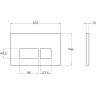 Кнопка смыва BELBAGNO BB041CR