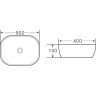 Раковина 50x40 см BELBAGNO BB1302-H311